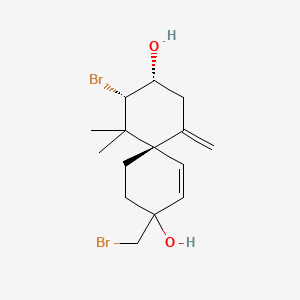 molecular formula C15H22Br2O2 B1200584 Ma'iliohydrin 