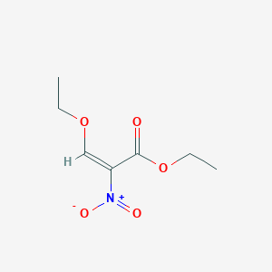 ethyl (2E)-3-ethoxy-2-nitro-2-propenoate