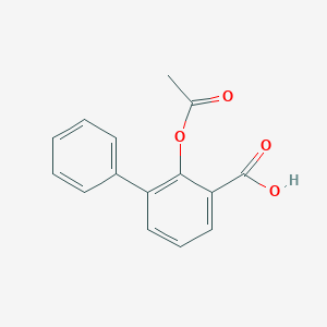 2-(Acetyloxy)biphenyl-3-carboxylic acid