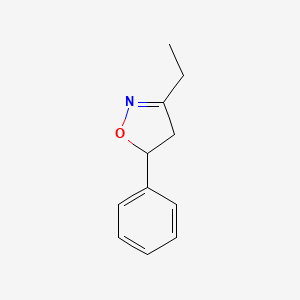 3-Ethyl-5-phenyl-4,5-dihydroisoxazole