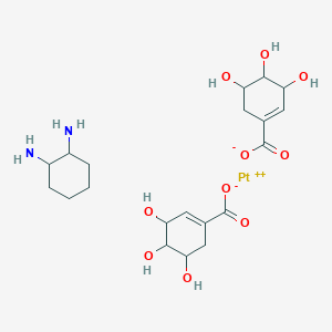 molecular formula C20H32N2O10Pt B1200614 (R,R-Dach)(O,C-shikimato) CAS No. 96322-25-7