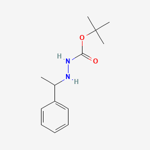 molecular formula C13H20N2O2 B12006177 tert-Butyl (3-alpha-methylbenzyl)carbazate CAS No. 69353-16-8