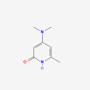 2(1H)-Pyridinone, 4-(dimethylamino)-6-methyl-