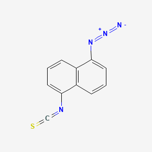 molecular formula C11H6N4S B1200628 5-Isothiocyanato-1-naphthalene azide CAS No. 82516-84-5