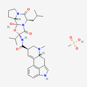 molecular formula C33H45N5O8S B1200633 alpha-Ergocryptine mesylate CAS No. 2706-66-3