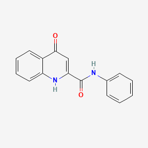 4-hydroxy-N-phenyl-2-quinolinecarboxamide