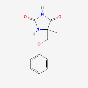 5-Methyl-5-(phenoxymethyl)imidazolidine-2,4-dione