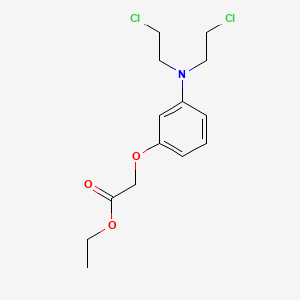 Ethyl {3-[bis(2-chloroethyl)amino]phenoxy}acetate