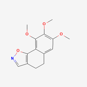 7,8,9-Trimethoxy-4,5-dihydronaphtho(2,1-d)isoxazole