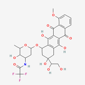 molecular formula C29H30F3NO12 B1200652 N-Trifluoroacetyladriamycinol 