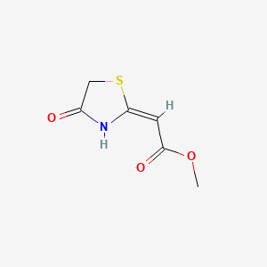 methyl (2E)-(4-oxo-1,3-thiazolidin-2-ylidene)ethanoate