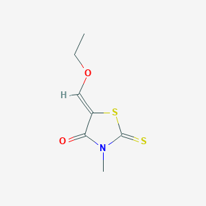 (5Z)-5-(ethoxymethylene)-3-methyl-2-thioxo-1,3-thiazolidin-4-one