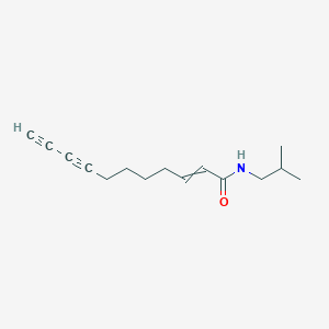 molecular formula C15H21NO B1200671 Undeca-2-ene-8,10-diynoic acid isobutylamide 