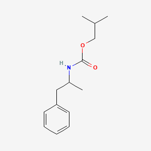 molecular formula C14H21NO2 B12006744 (1-Methyl-2-phenylethyl)-carbamic Acid, 2-Methylpropyl Ester 