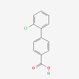molecular formula C13H9ClO2 B1200675 2'-Chloro-biphenyl-4-carboxylic acid CAS No. 3808-93-3