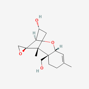 molecular formula C15H22O4 B1200679 Isoverrucarol CAS No. 38818-67-6