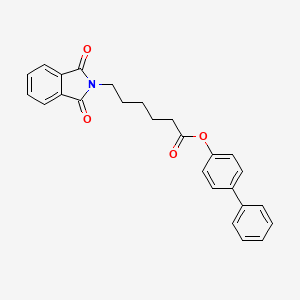 biphenyl-4-yl 6-(1,3-dioxo-1,3-dihydro-2H-isoindol-2-yl)hexanoate