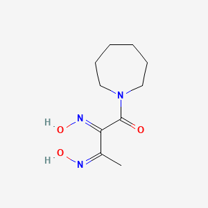 (2E,3Z)-1-(azepan-1-yl)-2,3-bis(hydroxyimino)butan-1-one