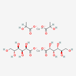 molecular formula C18H32Ca2O20 B1200688 Lactogluconic Acid CAS No. 52080-72-5