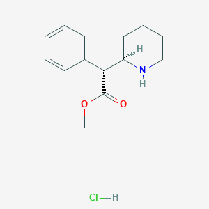 molecular formula C14H20ClNO2 B120069 右旋苯丙胺酸盐 CAS No. 23655-65-4