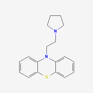 molecular formula C18H20N2S B1200695 Pyrathiazine CAS No. 84-08-2