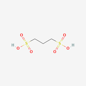 molecular formula C3H8O6S2 B1200699 依泊地酸 CAS No. 21668-77-9