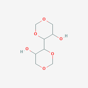 molecular formula C8H14O6 B12007027 4-(5-Hydroxy-1,3-dioxan-4-yl)-1,3-dioxan-5-ol CAS No. 10300-97-7