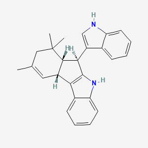 molecular formula C26H26N2 B1200704 Yuehchukene CAS No. 96624-37-2