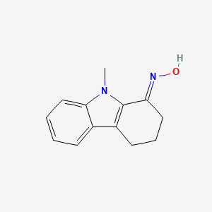 (1E)-9-methyl-2,3,4,9-tetrahydro-1H-carbazol-1-one oxime