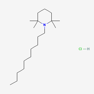 molecular formula C19H40ClN B1200716 2,2,6,6-Tetramethyldecylpiperidine CAS No. 120186-28-9