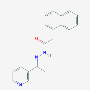 2-(1-naphthyl)-N'-[(E)-1-(3-pyridinyl)ethylidene]acetohydrazide