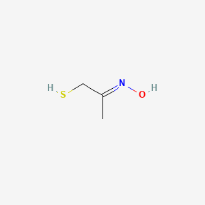 molecular formula C3H7NOS B12007208 2-(Hydroxyimino)propane-1-thiol 