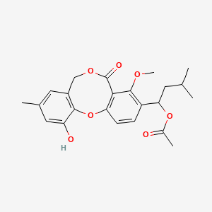 molecular formula C23H26O7 B1200723 Vermixocin B CAS No. 133806-59-4