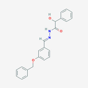 N'-{(E)-[3-(benzyloxy)phenyl]methylidene}-2-hydroxy-2-phenylacetohydrazide