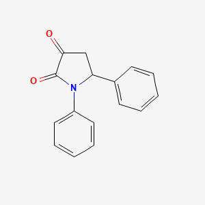 molecular formula C16H13NO2 B12007298 1,5-Diphenylpyrrolidine-2,3-dione CAS No. 960-53-2