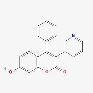 Coumarin, 7-hydroxy-4-phenyl-3-(3-pyridyl)-