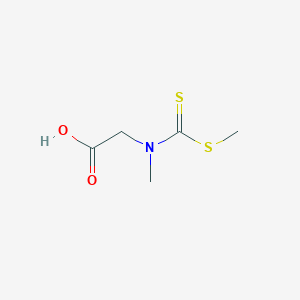 N-Methyl-N-[(methylsulfanyl)carbonothioyl]glycine