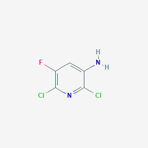 molecular formula C5H3Cl2FN2 B120076 2,6-二氯-5-氟吡啶-3-胺 CAS No. 152840-65-8
