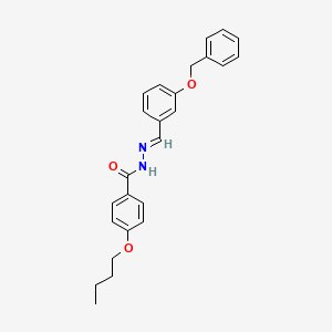 N'-(3-(Benzyloxy)benzylidene)-4-butoxybenzohydrazide