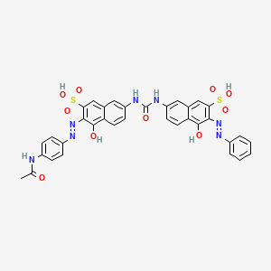molecular formula C35H27N7O10S2 B1200769 C.I. Direct Red 23 CAS No. 25188-34-5