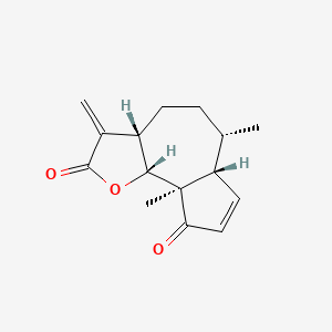 molecular formula C15H18O3 B1200770 安布罗辛 CAS No. 509-93-3