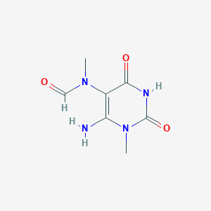 B1200771 6-Amino-5-(N-methylformylamino)-1-methyluracil CAS No. 33130-54-0