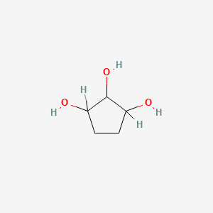 molecular formula C5H10O3 B1200772 1,2,3-Cyclopentanetriol CAS No. 56772-27-1