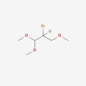 molecular formula C6H13BrO3 B1200775 2-Bromo-1,1,3-trimethoxypropane CAS No. 759-97-7