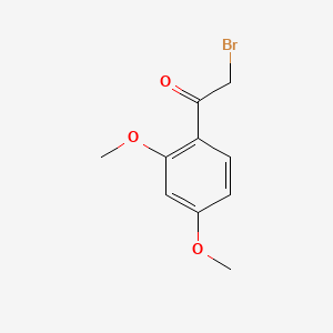 molecular formula C10H11BrO3 B1200782 2-溴-1-(2,4-二甲氧基苯基)乙酮 CAS No. 60965-26-6