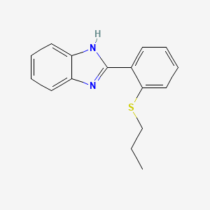 1H-Benzimidazole, 2-[2-(propylthio)phenyl]-