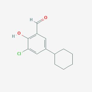 3-Chloro-5-cyclohexyl-2-hydroxybenzaldehyde