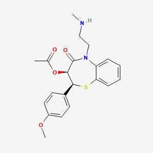 molecular formula C21H24N2O4S B1200794 N-Demethyldiltiazem CAS No. 85100-17-0