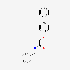 N-benzyl-2-(biphenyl-4-yloxy)-N-methylacetamide