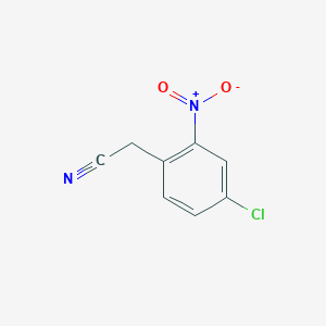 molecular formula C8H5ClN2O2 B12007981 2-(4-Chloro-2-nitrophenyl)acetonitrile 